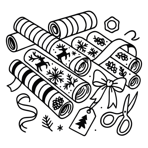 Patterned Wrapping Paper Samples - Digital File - XCS Friendly Digital My Custom Designs PDF