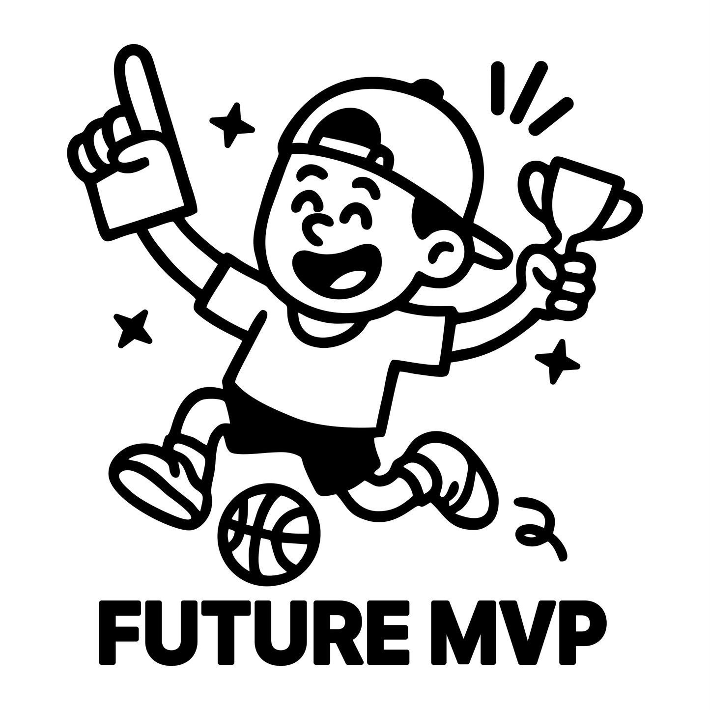Funny Future MVP - Digital File - XCS Friendly Tumbler My Custom Designs PNG