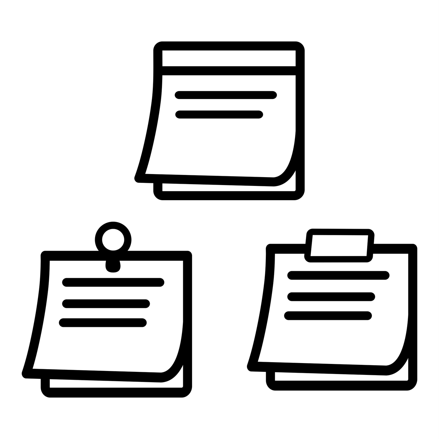 Sticky Notes Sketch - Digital File - XCS Friendly Tumbler My Custom Designs PNG