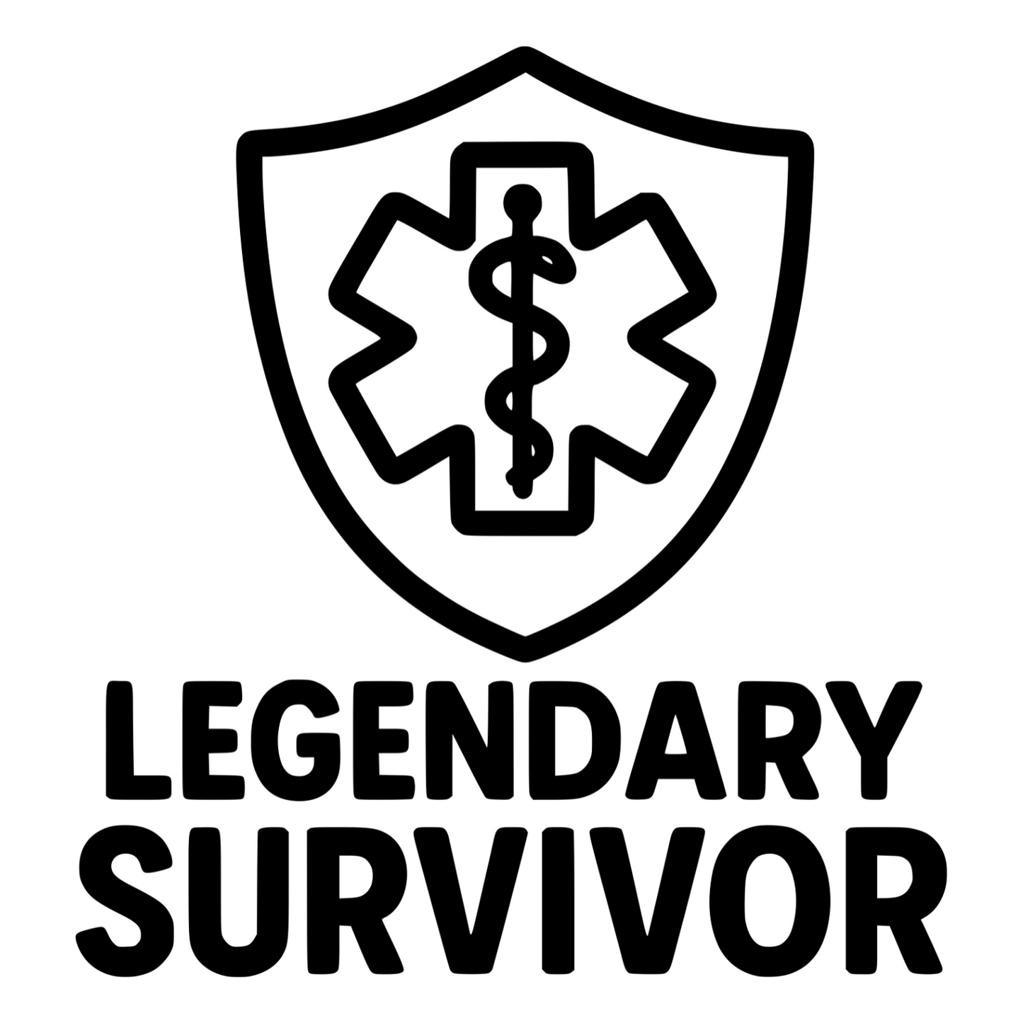 Legendary Survivor - Digital File - XCS Friendly Digital My Custom Designs PNG