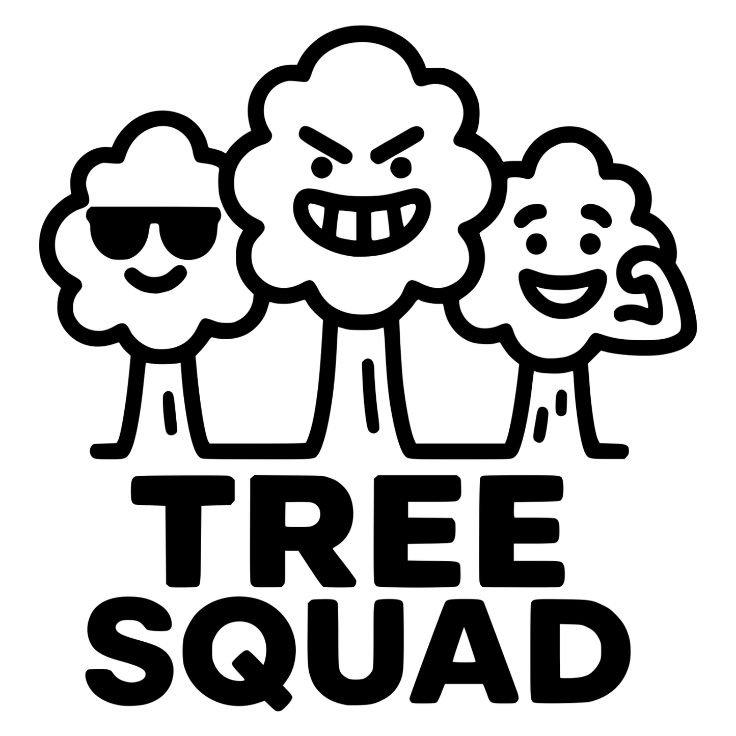 Tree Squad - Digital File - XCS Friendly Digital My Custom Designs PNG