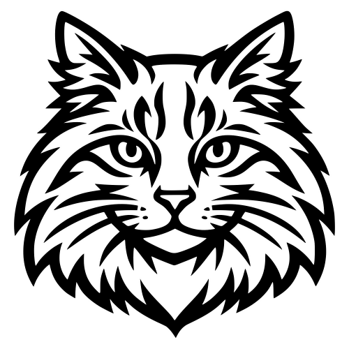 Norwegian Forest Face - Digital File - XCS Friendly Digital My Custom Designs PDF