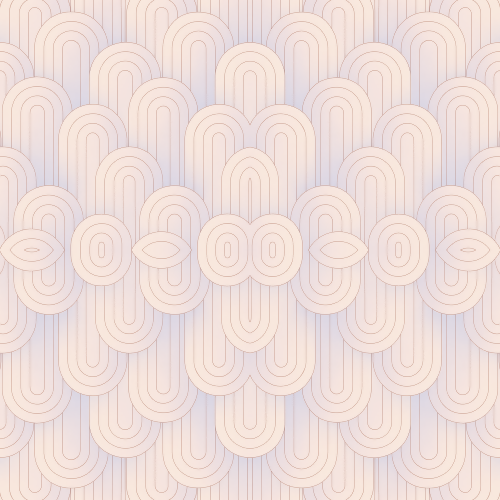 Minimal and Modern - Thin Arch Shapes Overlapping With Gentle Gradients - Pattern - Digital File Digital My Custom Designs PDF