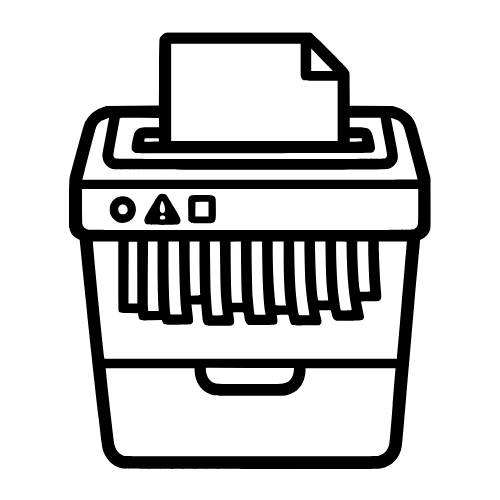 Paper Shredder Machine Outline - Vector Graphics - Digital File Digital My Custom Designs PDF