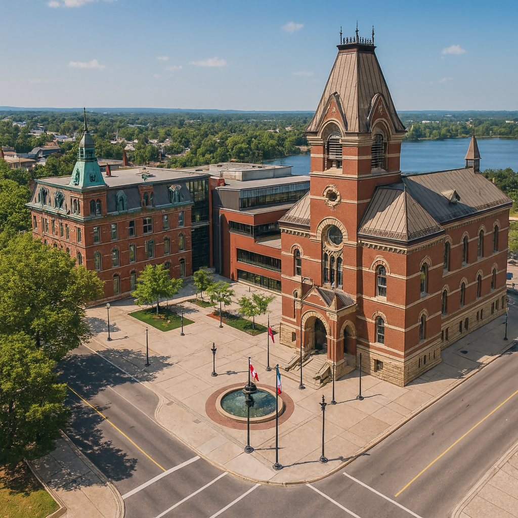 Fredericton City Hall - New Brunswick Canada - Rendered - Digital File Digital My Custom Designs PDF