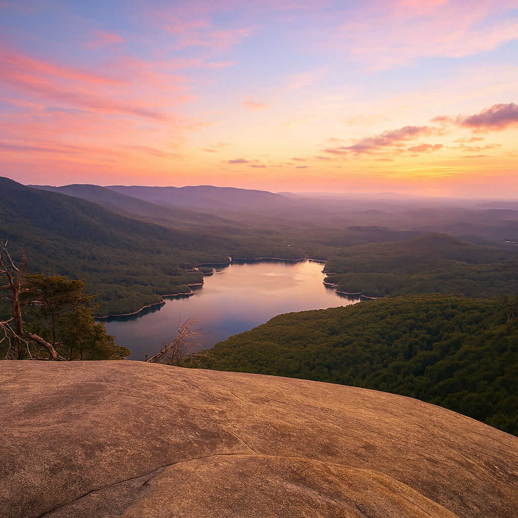 Table Rock State Park - South Carolina United States - Rendered - Digital File Digital My Custom Designs PDF
