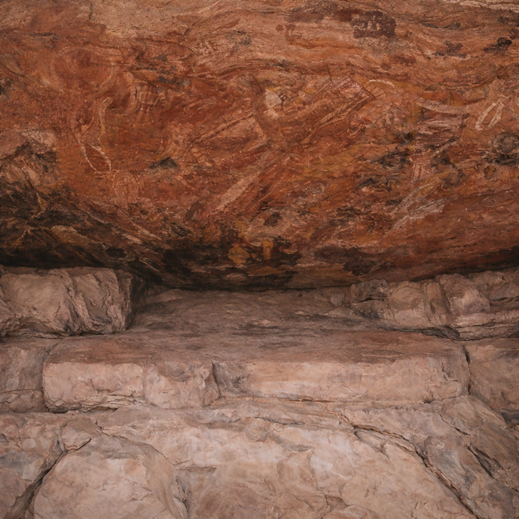 Aboriginal Rock Art - Kakadu National Park - Northern Territory - Australia - Rendered - Digital File Digital My Custom Designs PDF