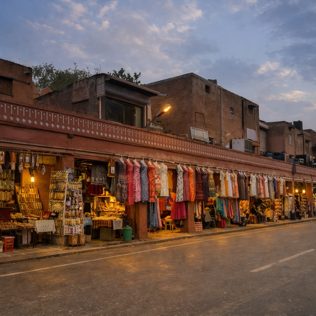 Bapu Bazaar - Jaipur India - Asia - Rendered - Digital File Digital My Custom Designs PDF