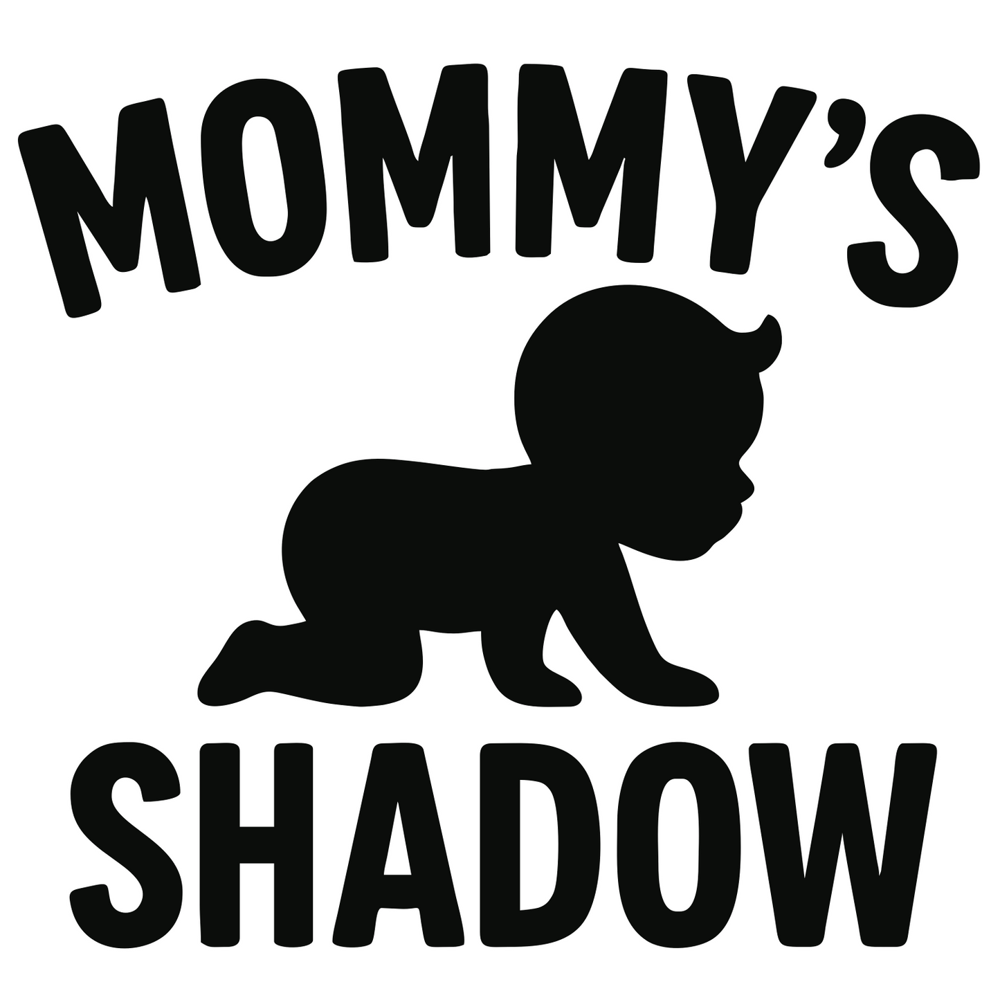 Funny Mommy's Shadow Tumbler My Custom Designs PNG