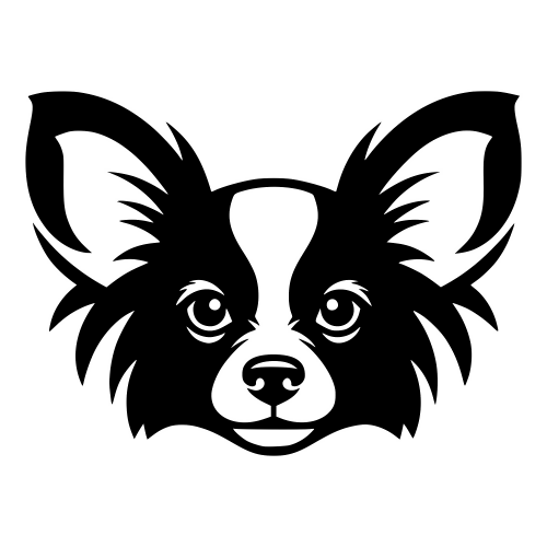Papillon Face - Digital File - XCS Friendly Digital My Custom Designs PDF