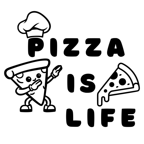 Pizza is Life - Digital File - XCS Friendly Digital My Custom Designs PDF
