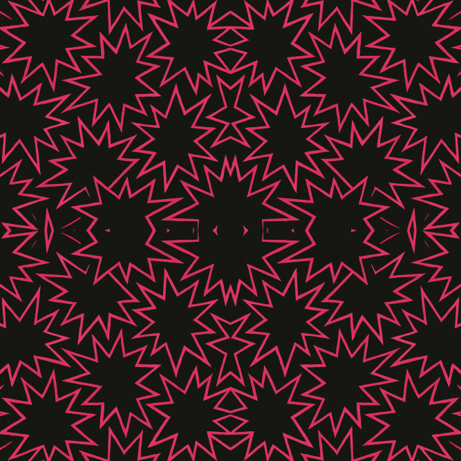 Geometric Abstract - Black and Neon Pink Pop-art Pattern - Digital File Digital My Custom Designs PDF