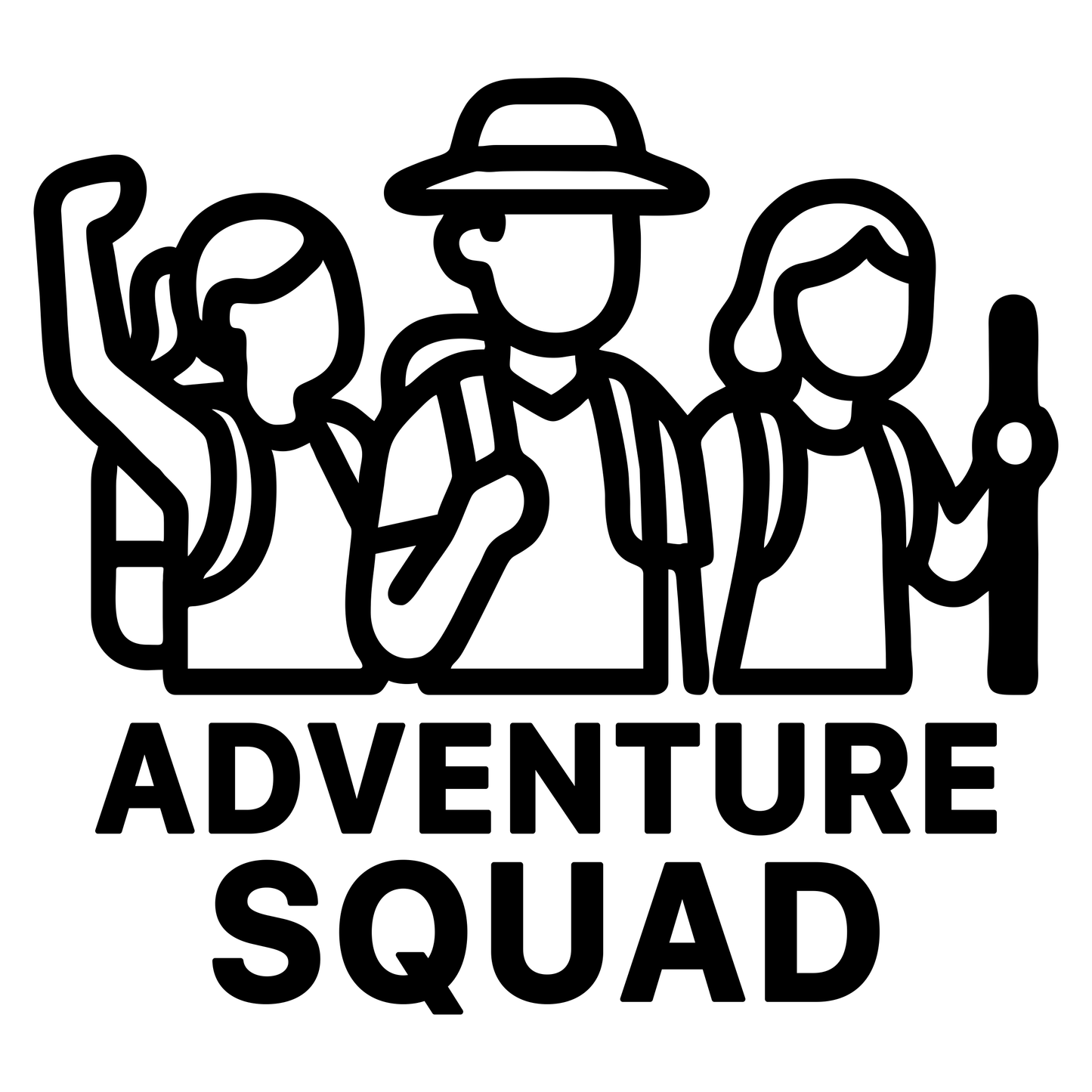 Adventure Squad - Digital File - XCS Friendly Digital My Custom Designs PNG