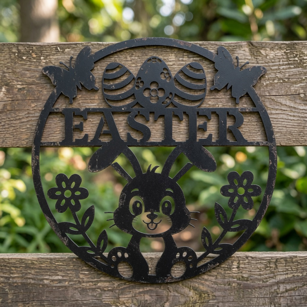 Rabbit Cartoon Easter - Wall Home Decor - Digital File - ZIP File - Digital