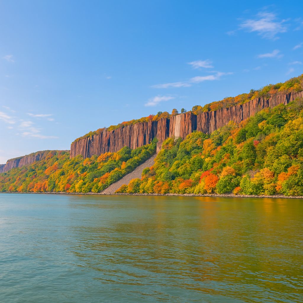 Palisades - Palisades Interstate Park - New Jersey United States - Rendered - Digital File Digital My Custom Designs PDF