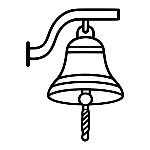 Ship Bell Illustration - Digital File - XCS Friendly Digital My Custom Designs PDF
