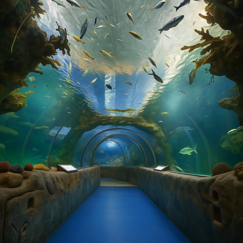 Sea Life at Mall of America - Minnesota United States - Rendered - Digital File Digital My Custom Designs PDF