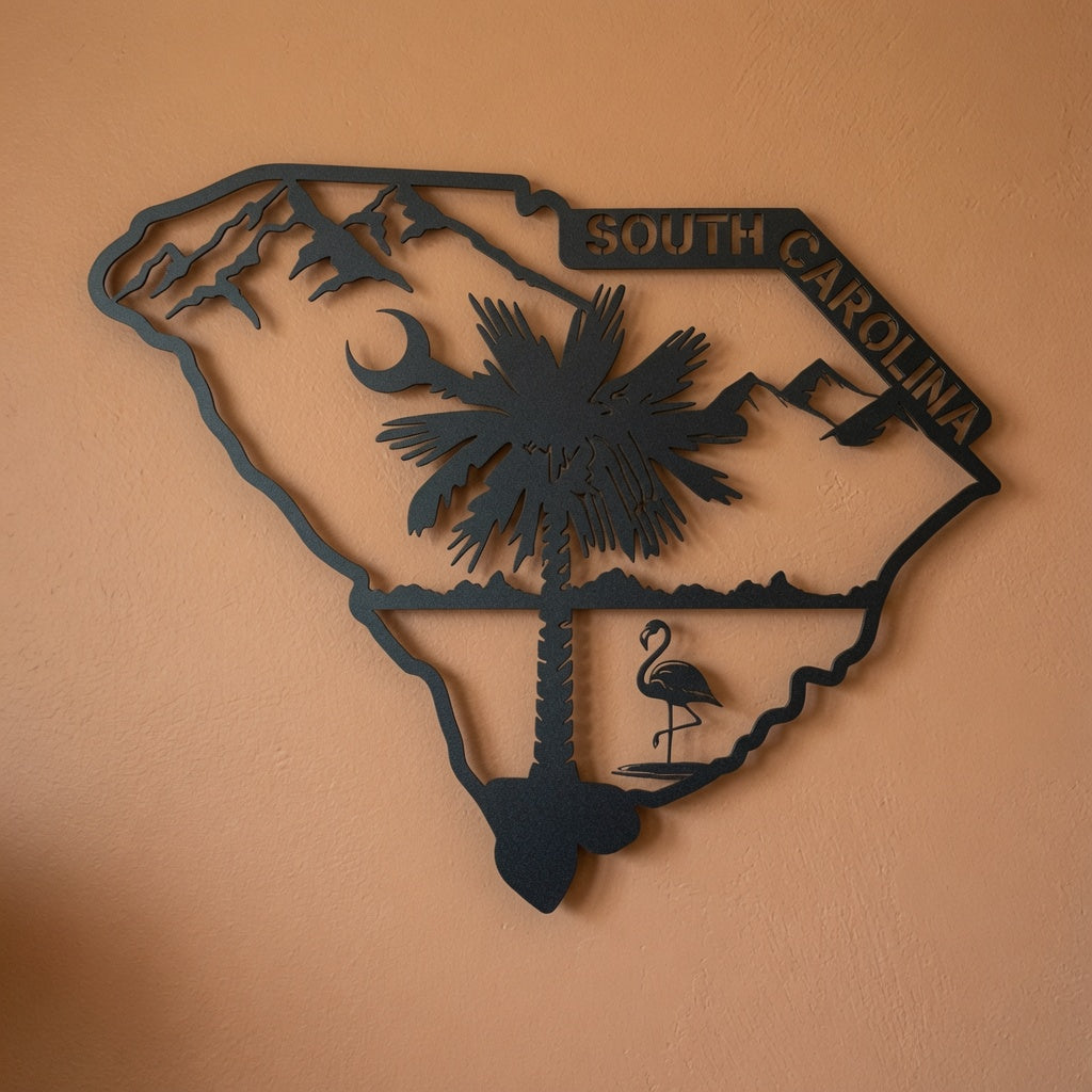South Carolina - Wall / Home Decor - State Outline - United States - Digital File - ZIP File - Digital