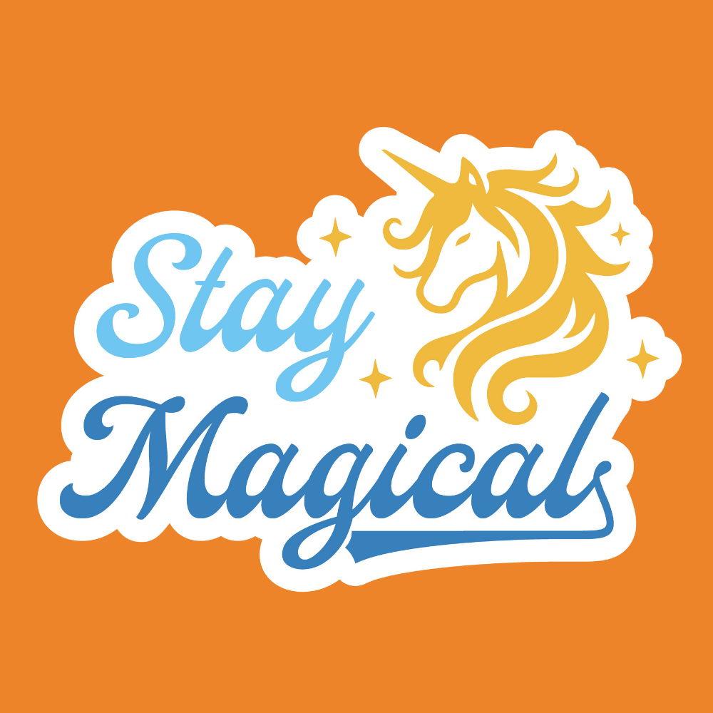 Stay Magical - Unicorn Stickers - Digital File Digital My Custom Designs ZIP File