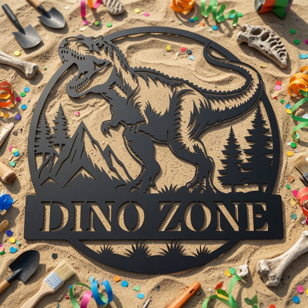 T-Rex Mountain Freeform - Wall / Home Decor - Digital File - ZIP File - Digital