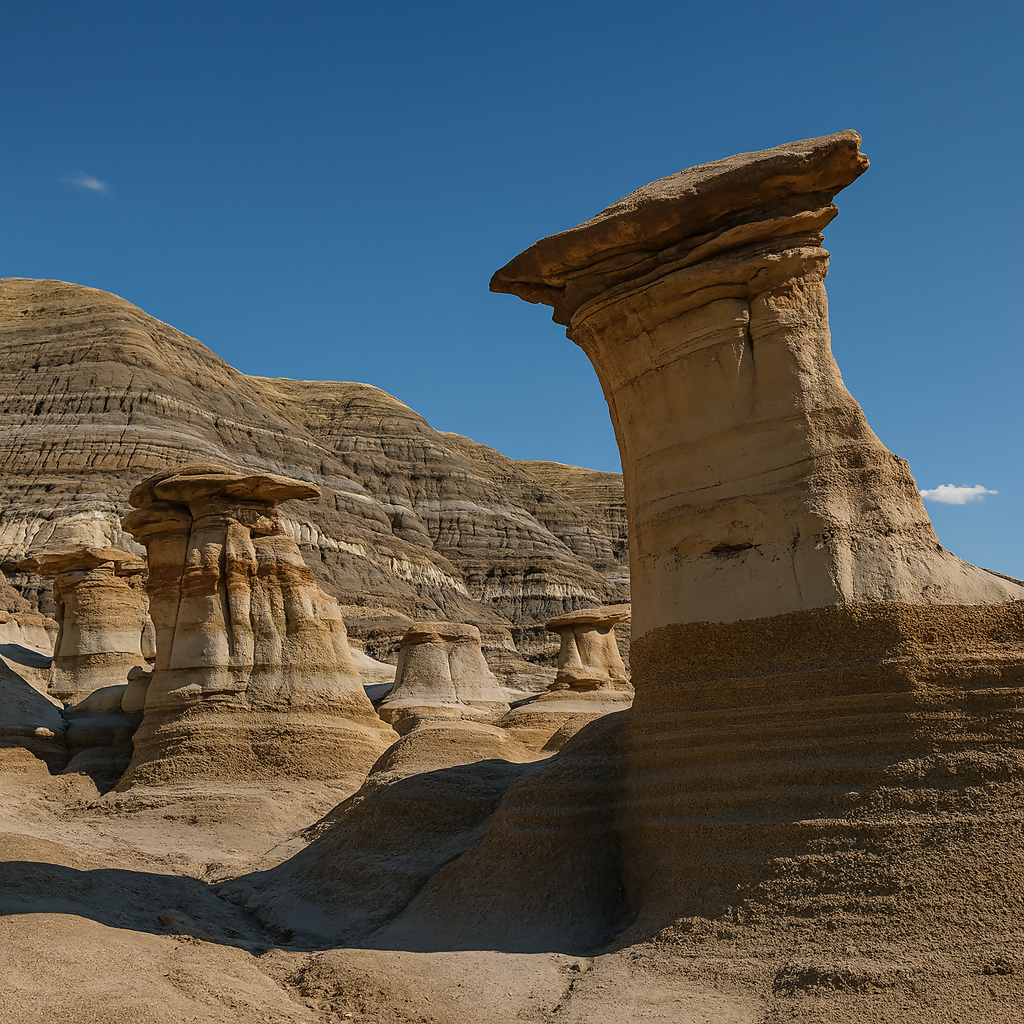 Drumheller Hoodooss - Alberta Canada - Rendered - Digital File Digital My Custom Designs PDF