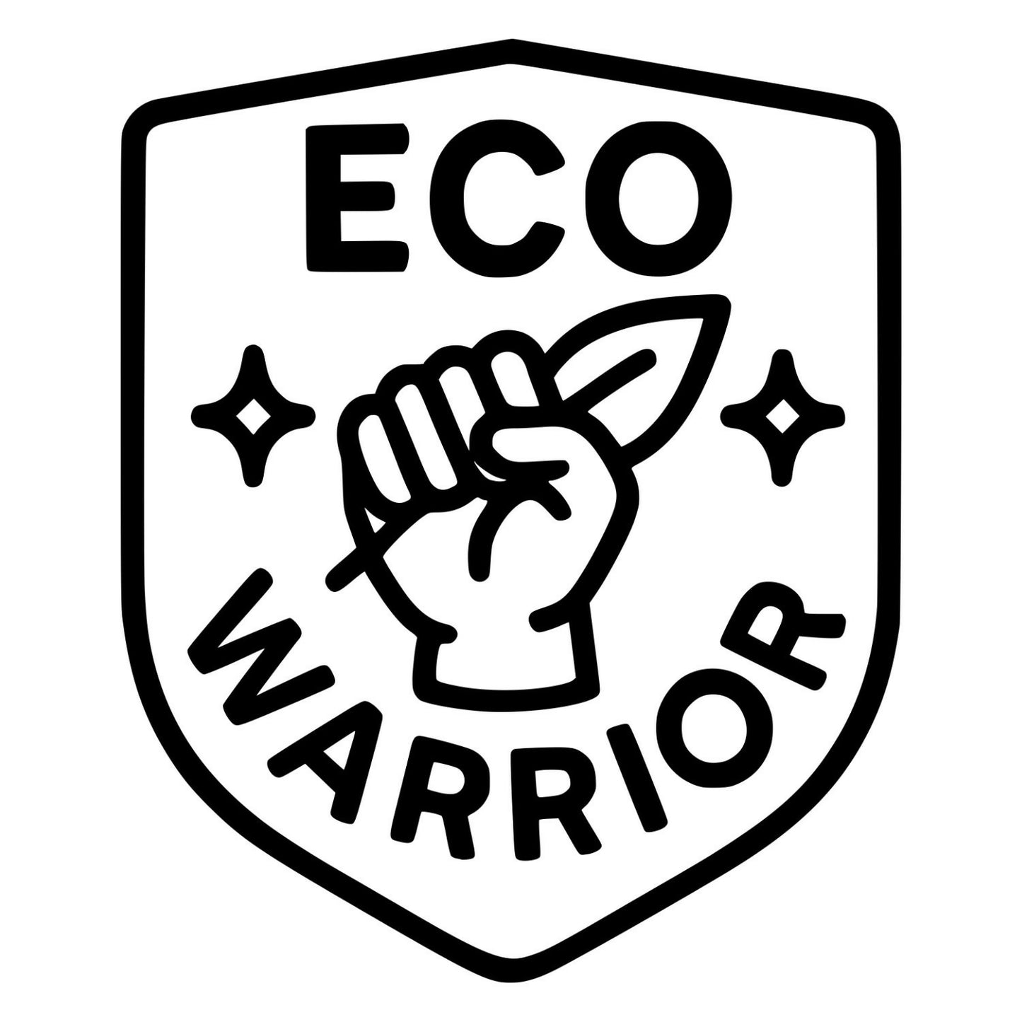 Eco Warrior Badge - Digital File - XCS Friendly Digital My Custom Designs PNG