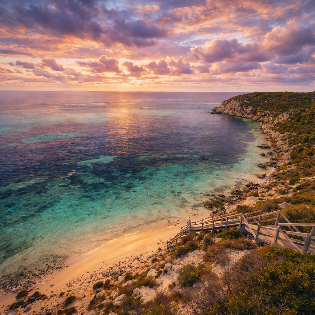 Parker Point - Rottnest Island Western Australia - Australia - Rendered - Digital File Digital My Custom Designs PDF