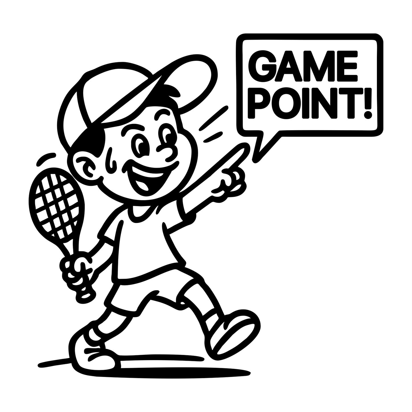 Funny Game Point Kid - Digital File - XCS Friendly Tumbler My Custom Designs PNG