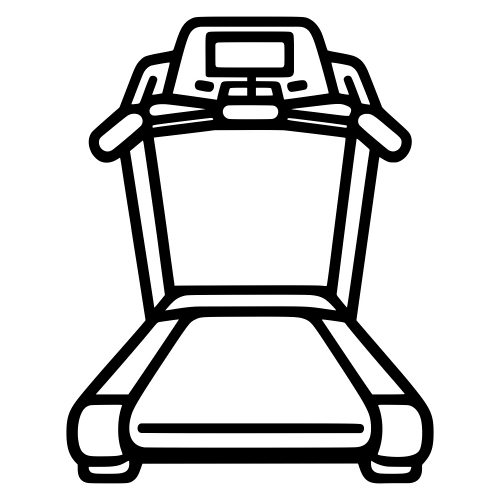 Treadmill Outline Front View - Digital File - XCS Friendly Digital My Custom Designs PDF