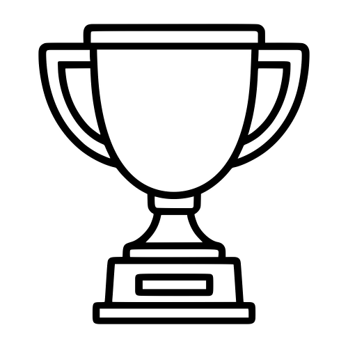 Trophy Outline - Digital File - XCS Friendly Digital My Custom Designs PDF