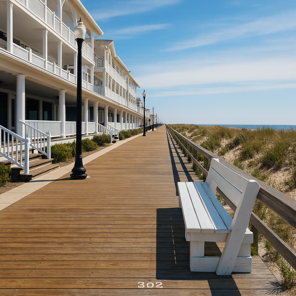 Bethany Beach Boardwalk - Bethany Beach - Delaware United States - Rendered - Digital File Digital My Custom Designs PDF