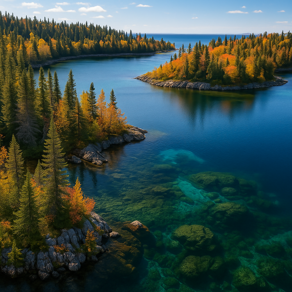 Isle Royale National Park - Michigan United States - Rendered - Digital File Digital My Custom Designs PDF