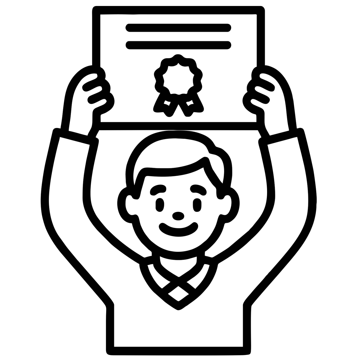 Student Holding Certificate - Digital File - XCS Friendly Tumbler My Custom Designs PNG