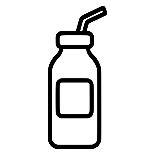 Water Bottle With Straw - Digital File - XCS Friendly Tumbler My Custom Designs PNG