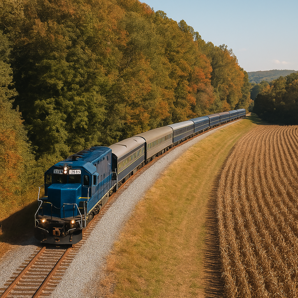 Blue Ridge Scenic Railway - Georgia United States - Rendered - Digital file Digital My Custom Designs PDF