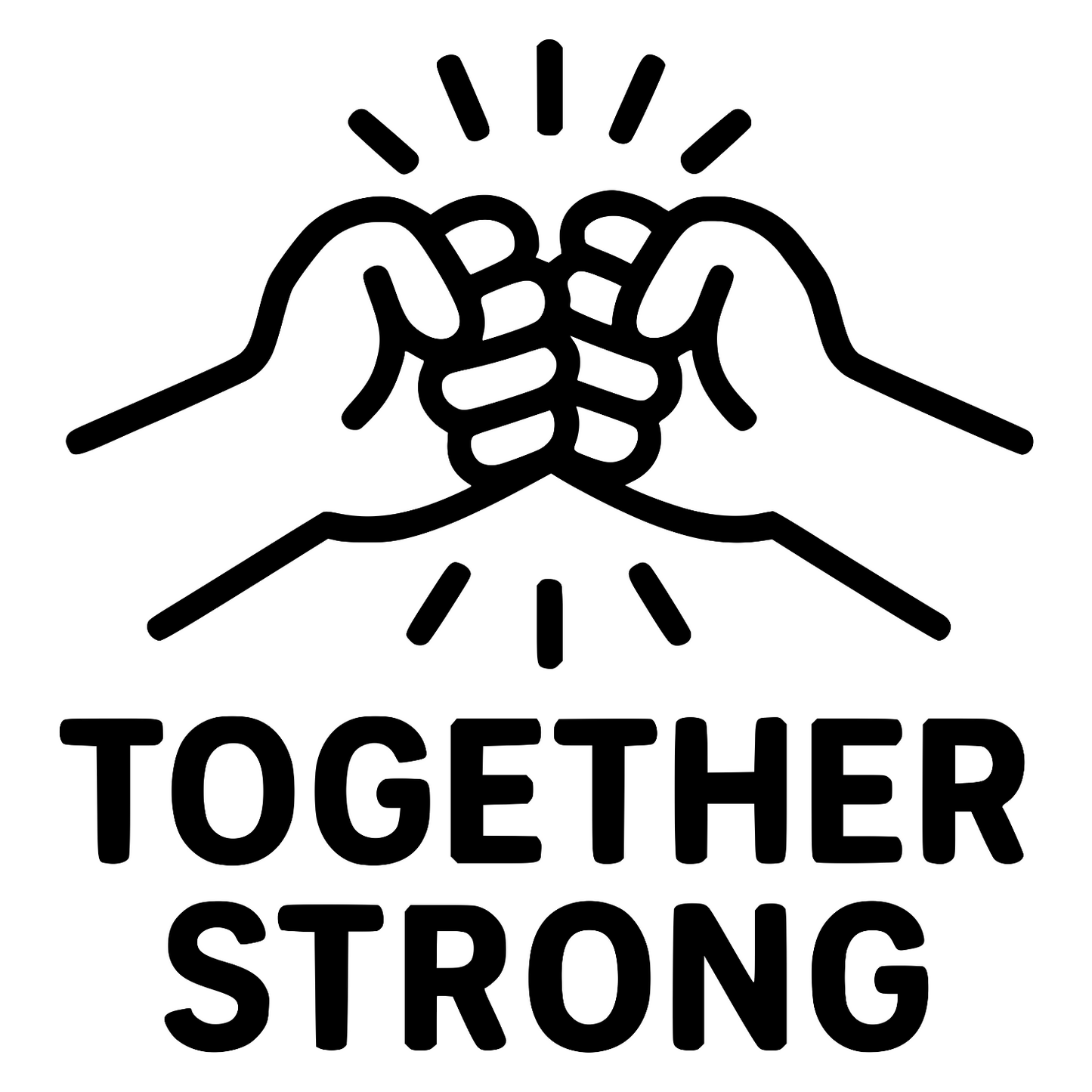 Together Strong - Digital File - XCS Friendly Digital My Custom Designs PNG
