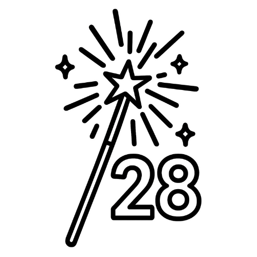 Birthday Sparkler Sketch - Digital File - XCS Friendly Tumbler My Custom Designs PNG