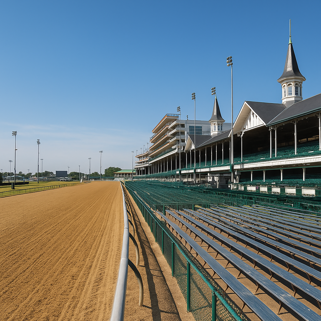 Churchill Downs Racetrack - Kentucky United States - Rendered - Digital File Digital My Custom Designs PDF