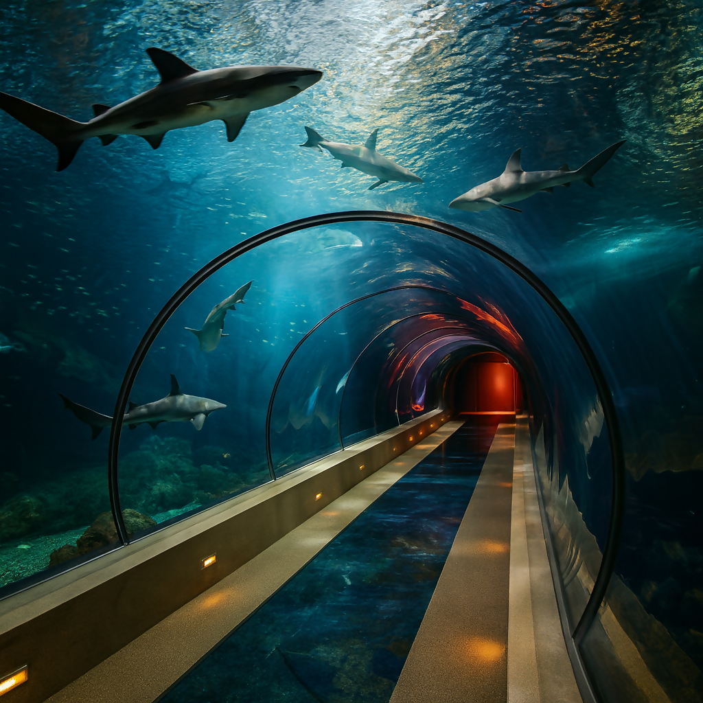 Oregon Coast Aquarium - Oregon United States - Rendered - Digital File