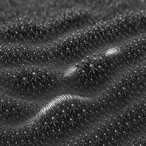 Futuristic & Sci-Fi - Nanobot Swarm Forming Metallic Waves - Pattern - Digital File Digital My Custom Designs PDF