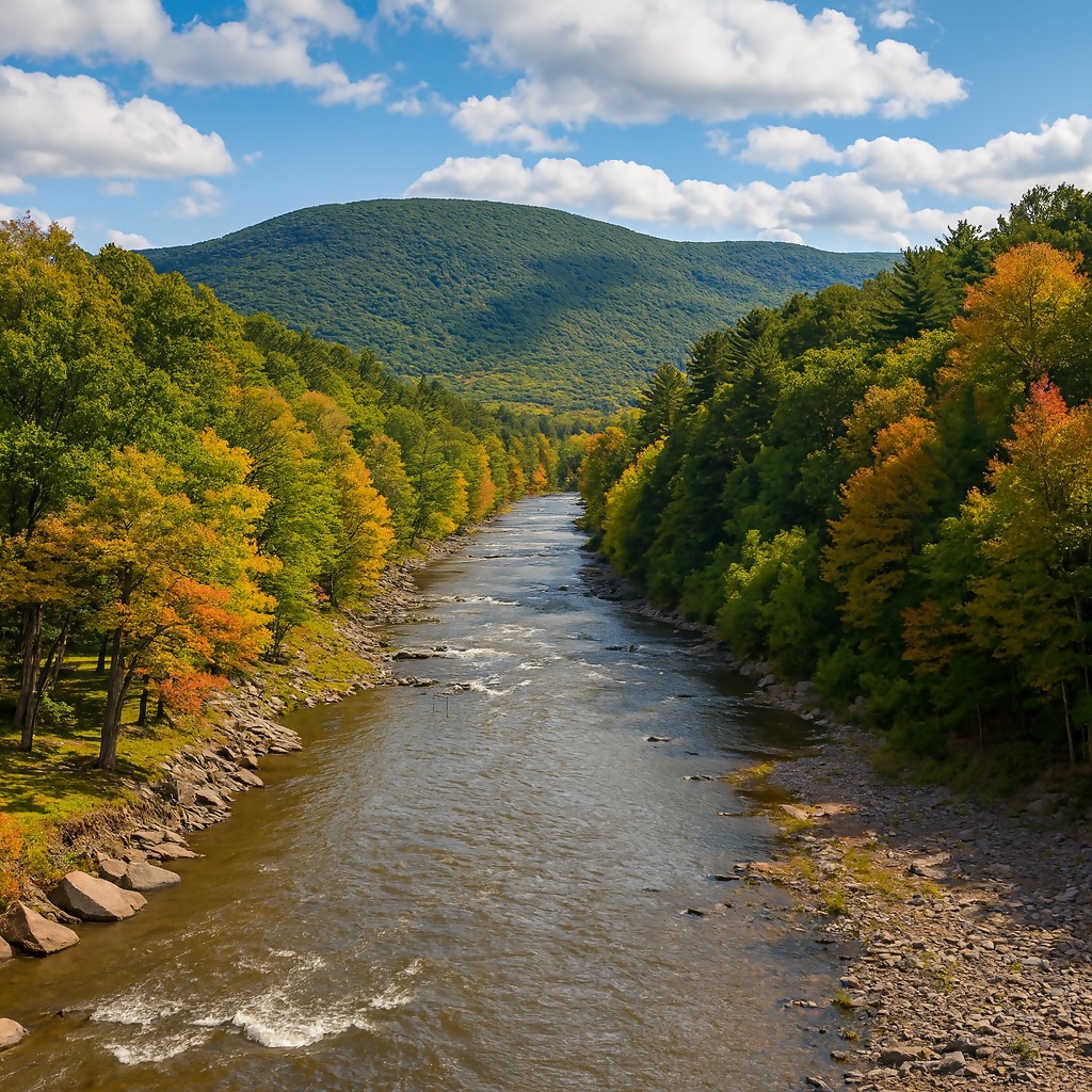Woodland Valley - Catskill Mountains - New York United States - Rendered - Digital File