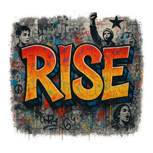 Pop Culture Fandom - Rise - T Shirt Design - Digital File Digital My Custom Designs 300 DPI PNG