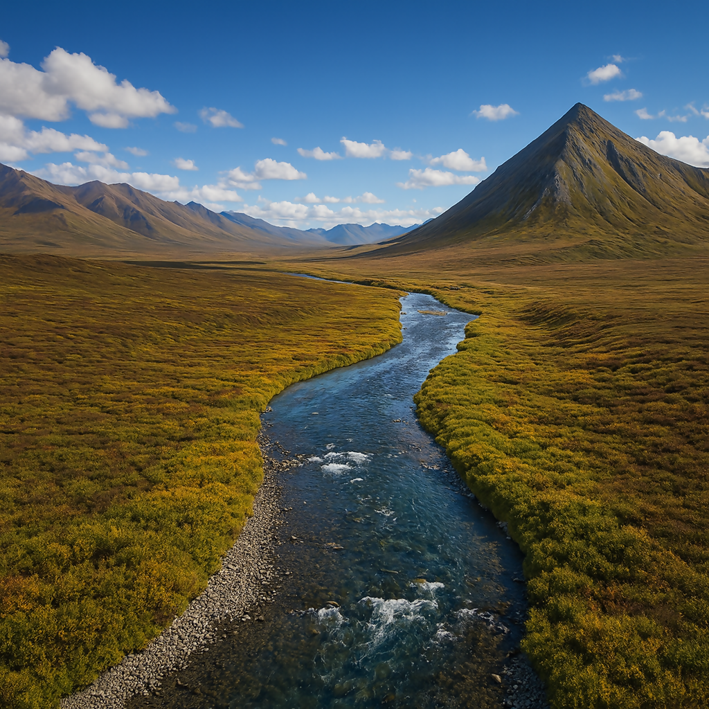 Blackstone River - Tombstone Territorial Park - Yukon Canada - Rendered - Digital File Digital My Custom Designs PDF