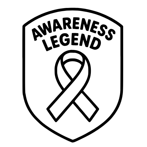 Awareness Legend Badge - Digital File - XCS Friendly Digital My Custom Designs PDF
