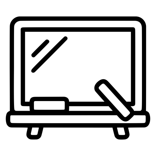 Blackboard with Chalk - Digital File - XCS Friendly Digital My Custom Designs PDF