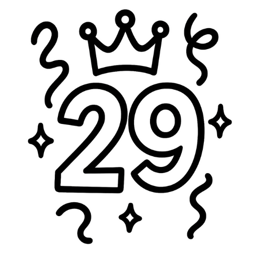 Birthday Streamer Crown - Digital File - XCS Friendly Tumbler My Custom Designs PNG