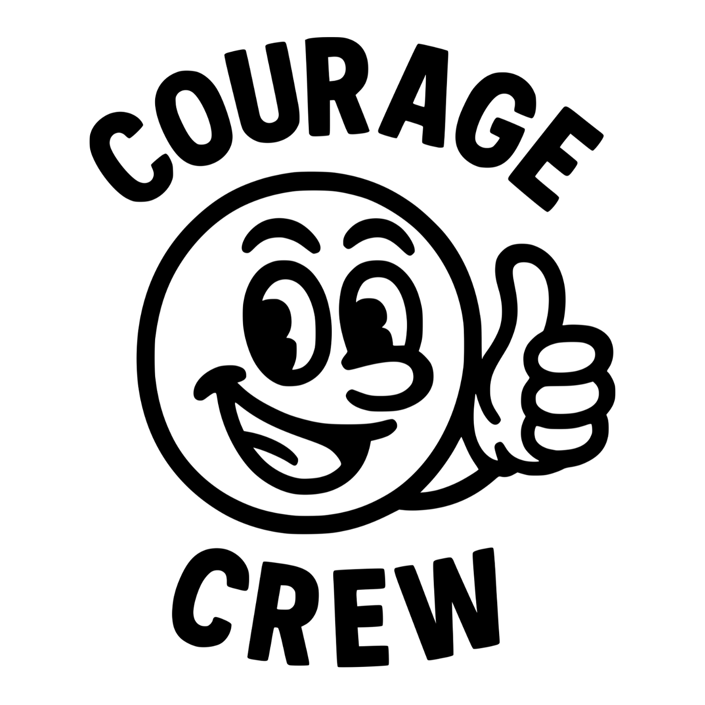 Courage Crew - Digital File - XCS Friendly Digital My Custom Designs PNG
