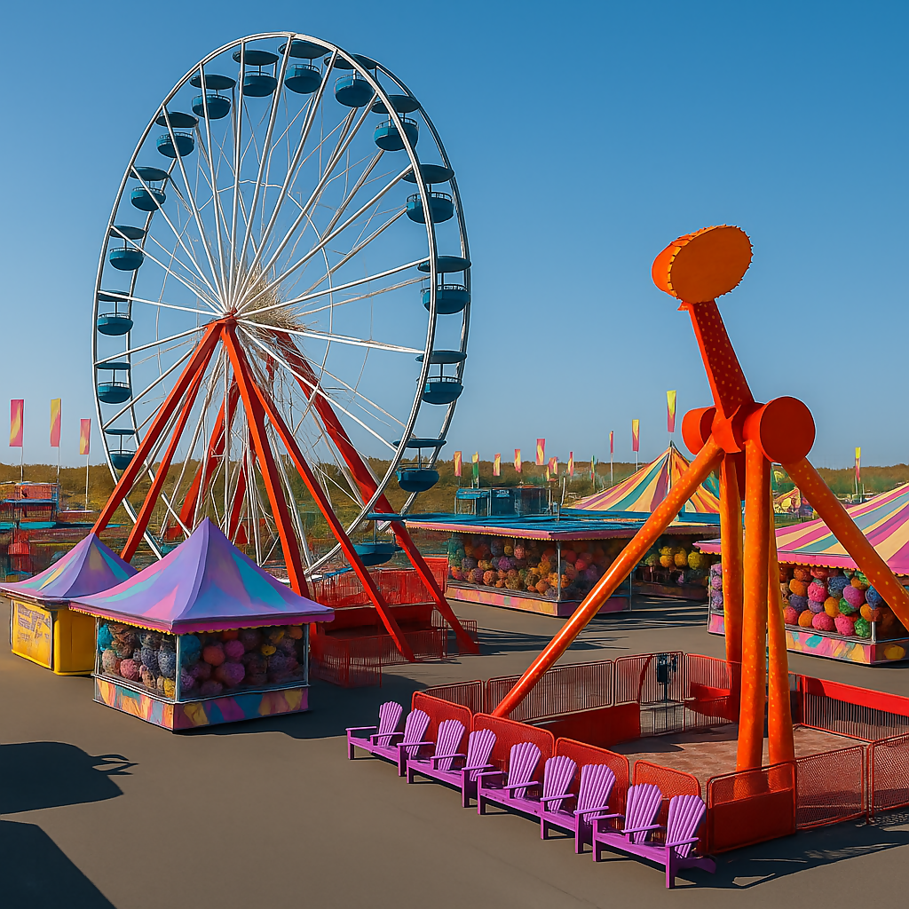 Jolly Roger at the Pier - Ocean City Boardwalk - Maryland United States - Rendered - Digital File Digital My Custom Designs PDF