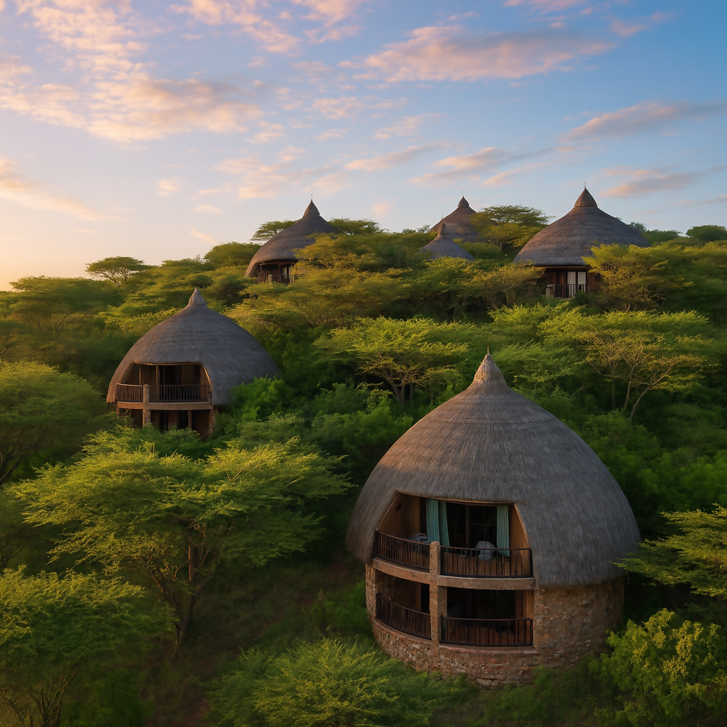 Serengeti Serena Safari Lodge - Serengeti National Park Tanzania - Africa - Rendered - Digital File Digital My Custom Designs PDF