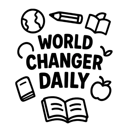 Funny World Changer Daily - Digital File - XCS Friendly Tumbler My Custom Designs PNG